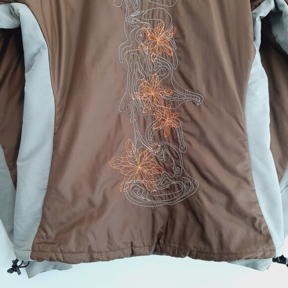 MOUNTAIN HARDWEAR Reversible Embroidered Primaloft Insulated Winter Jacket Sz M - Picture 9 of 16